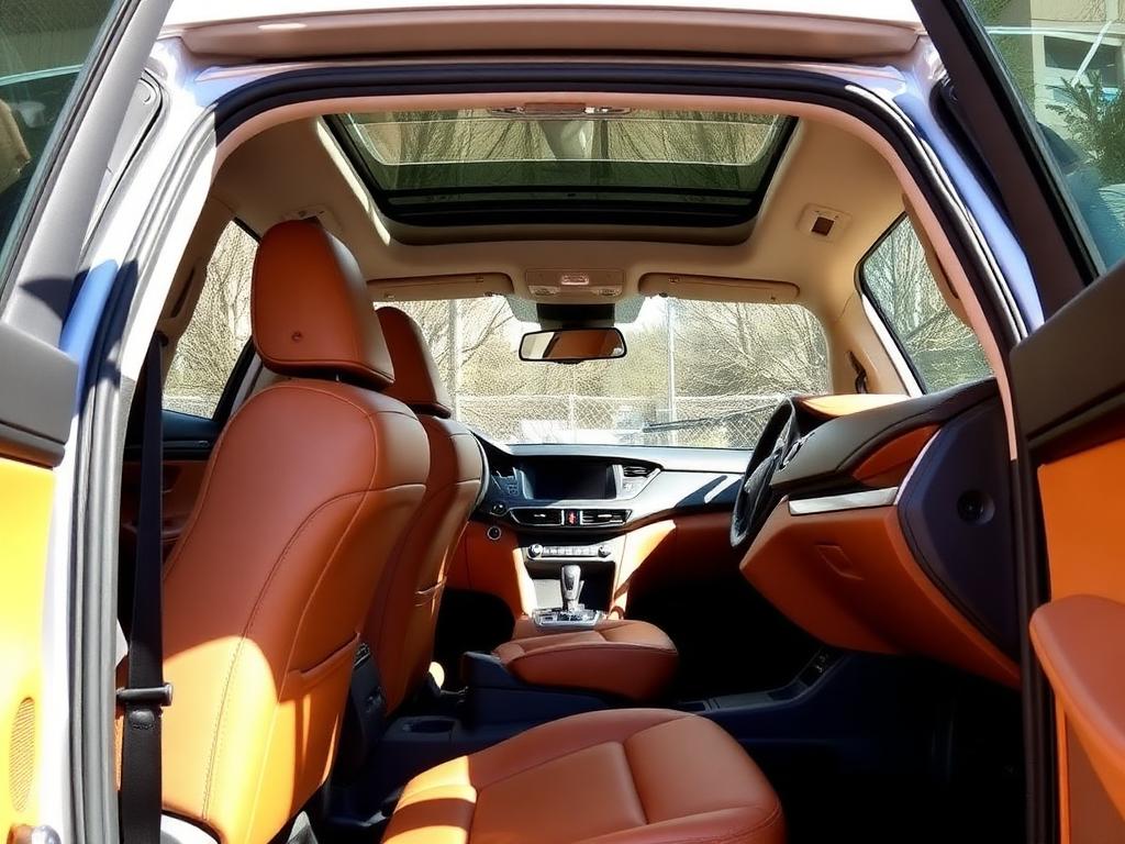Interior cabin of the Nissan Versa